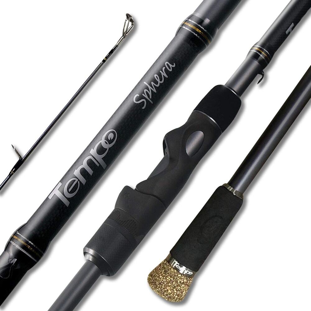 Spinning Fishing Rod Fuji Reel Seat Carbon Fiber Pole Sensitive Action 6.6